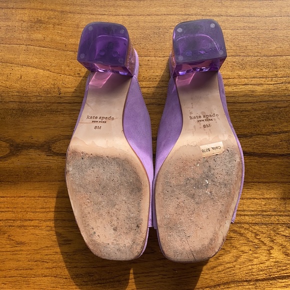 Kate Spade Caila Mules in Pop Lilac size 8 - Picture 7 of 9